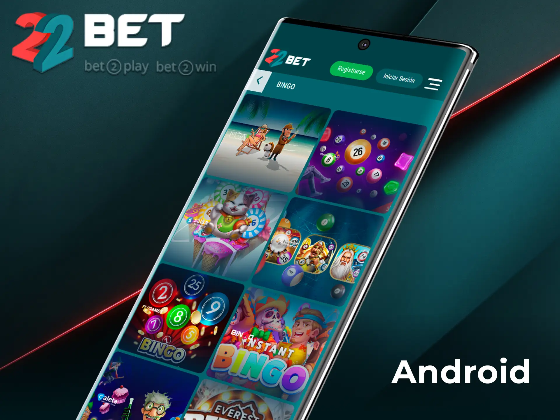 Descargá la app de 22Bet en Android para apostar desde tu celular en Argentina.