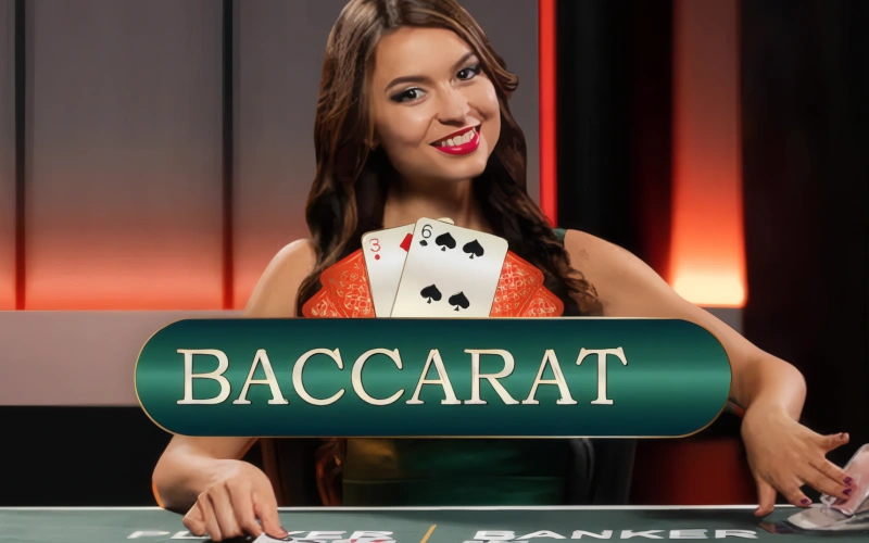 Probá tu suerte con crupieres reales jugando a Baccarat en Vivo en 22Bet Argentina.